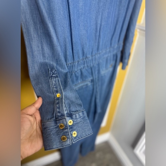 Michael Kors Denim Blue Women's Jumpsuit - Picture 9 of 12